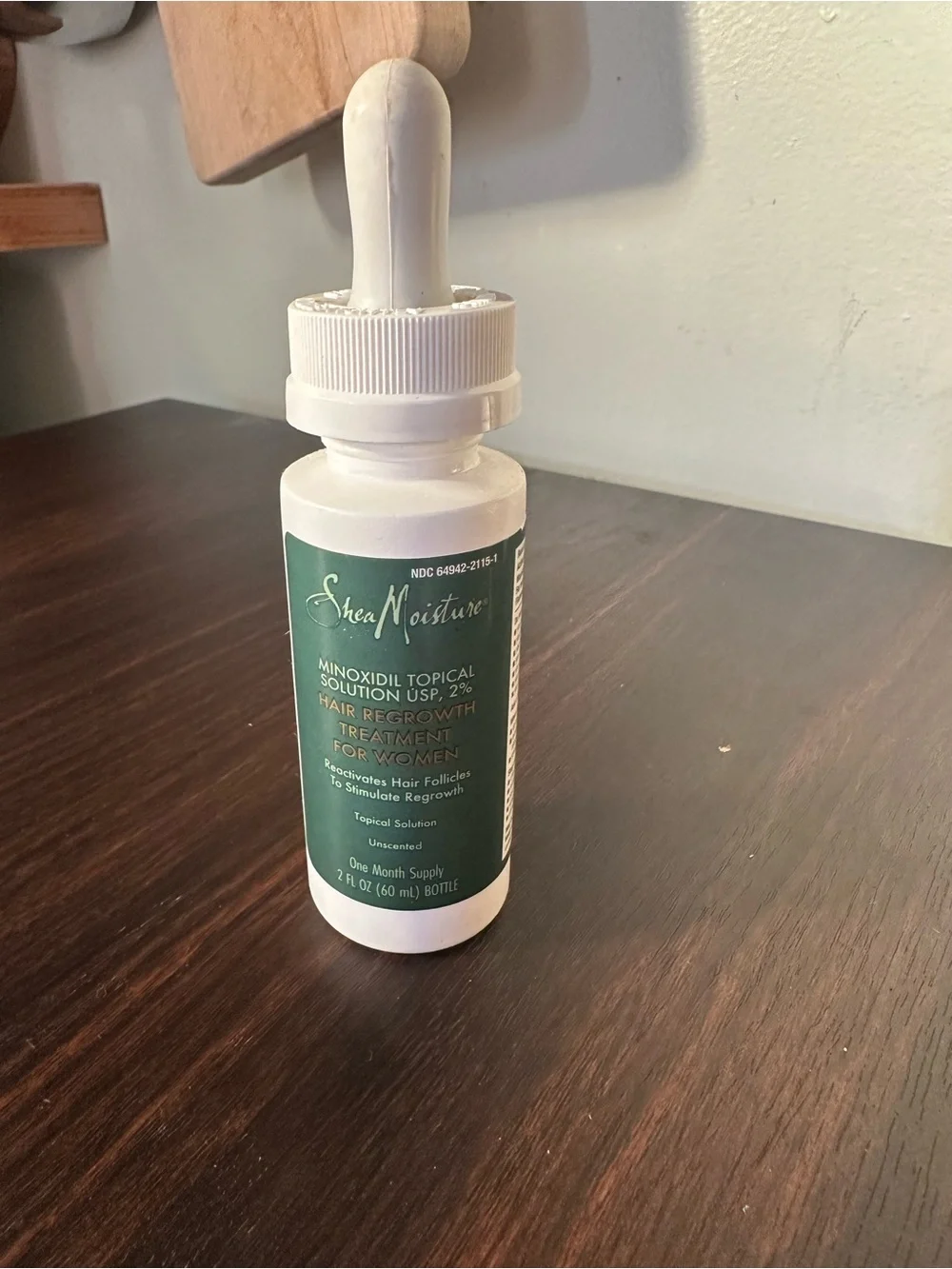 MINOXIDIL Shea Moisture Hair Regrowth Treatment Bottle -2 oz